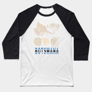 Big Five Botswana Safari Baseball T-Shirt